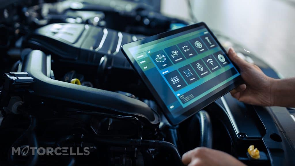 a Motorcells mechanic performs a hybrid battery diagnostic on a Lexus hybrid vehicle - the dreaded P0A80 code